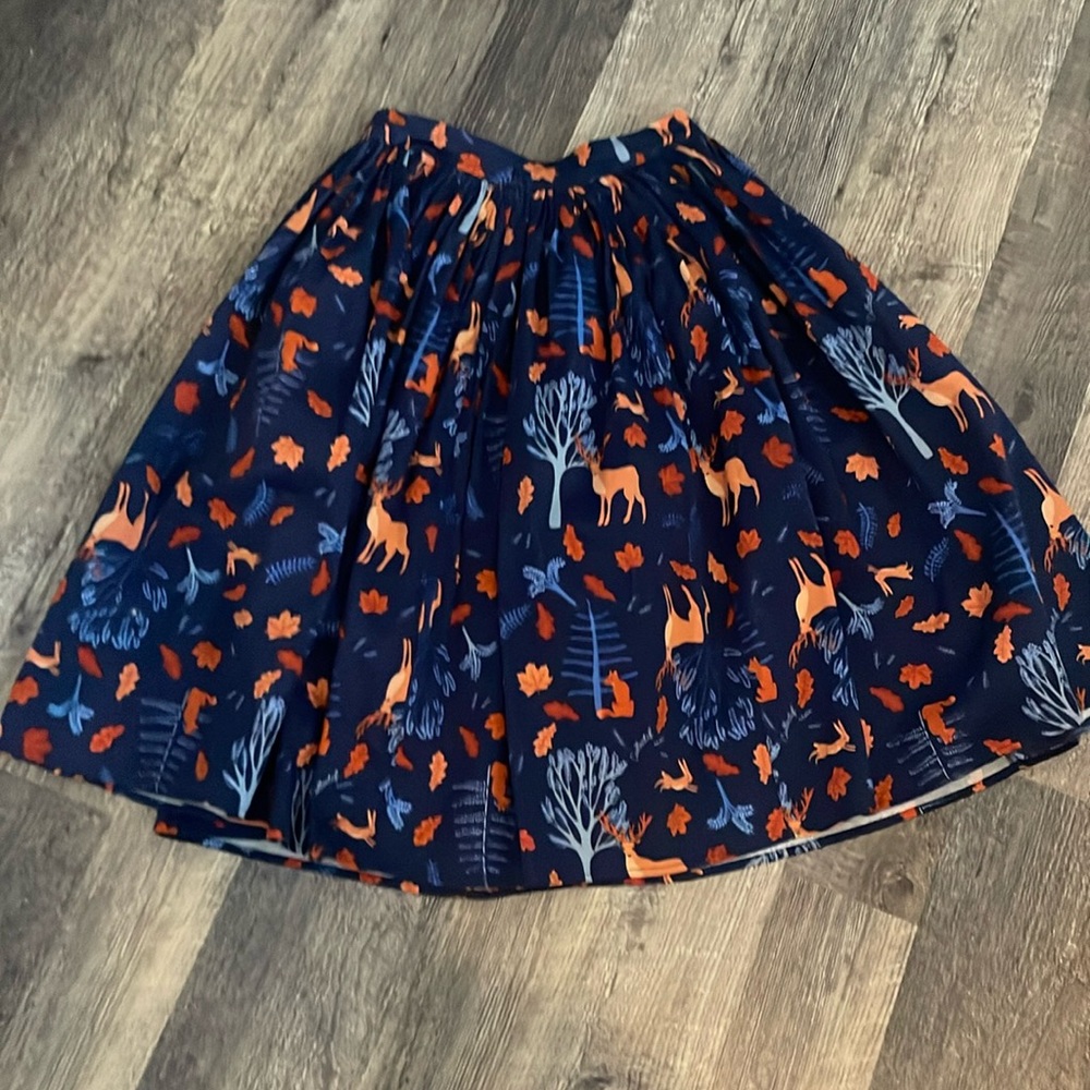 Collectif fall themed skirt